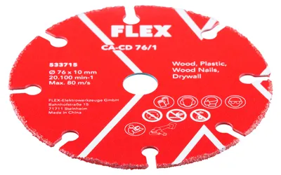 Produktbild von Flex Carbide Trennscheibe CA-CD 76/1 für LBE 76 12-EC