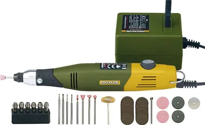 Produktbild von Proxxon 28515 Modellbauer- und Gravierset mit Bohr- und Fräsgerät MICROMOT 50/E
