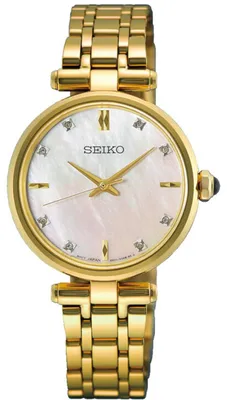 Obrázok produktu pre Dámske hodinky Seiko HGH008P1, quartzový mechanizmus, zlatá farba