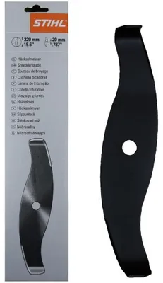 Produktbild von Stihl Original Häckselmesser 2-Zahn 320mm / 20mm Bohrung, , Dickichtmesser - 40007133902