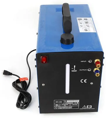 Produktbild von 370W Chłodnica wody Chłodzenie wodą Chłodzenie wodą Jednostka spawalnicza TIG Chłodnica TIG MIG Chłodzenie wodą, niebieska 8L