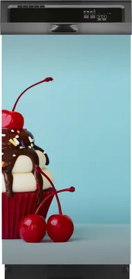 Produktbild von Magnete Dekorative 45x80 cm Küche Magnetmatte Spülmaschine - Cupcake Eiscreme