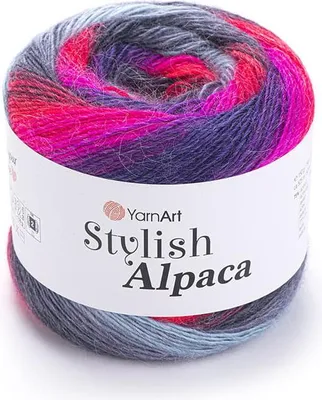 Produktbild von Yarnart Stylish Alpaca: Weiche, langlebige Wolle, ideal für warme Accessoires.