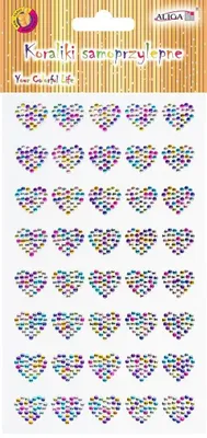 Immagine prodotto di Cristalli adesivi a forma di cuore
