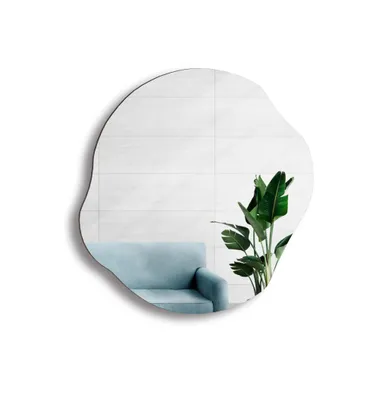 Image de Miroir décoratif de forme organique – CYRKON dimensions  90x94