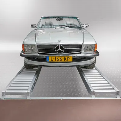 Produktbild von Auffahrrampen mit 2 Tonnen Tragkraft im 2er Set - 350 cm
