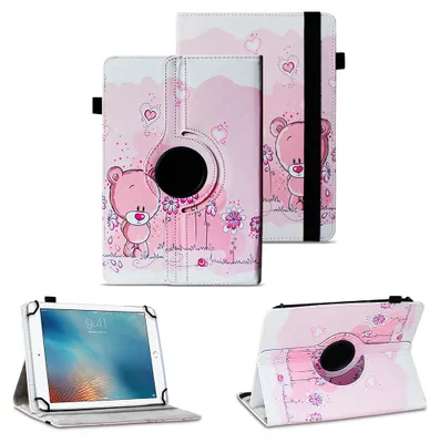 Produktbild von Tablet Hülle für Apple iPad 2025 Schutzhülle Tasche Case Cover 360 Grad DrehbarFarben:Motiv 2