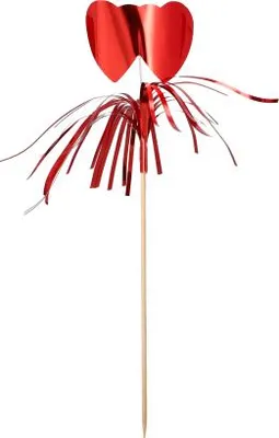 Immagine prodotto di 100 raccoglitori decorativi 22 cm rosso "Amore"