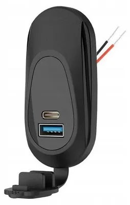 Produktbild von KFZ-Ladegerät M490 mit 2x QC+PD USB-Anschlüssen