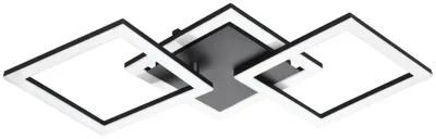 Immagine prodotto di Plafoniera Moderna Paranday-Z Led Acciaio Nero E Bianco