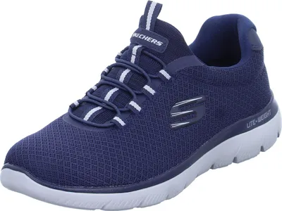 Obrázek produktu pro Pánské pantofle Skechers 52811/NVY Summits Mesh Blue Memory Foam pratelné v pračce Velikost.43