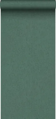 Produktbild von Sanders & Sanders Tapete Leinen-Optik Dunkelgrün 53 cm x 10 m
