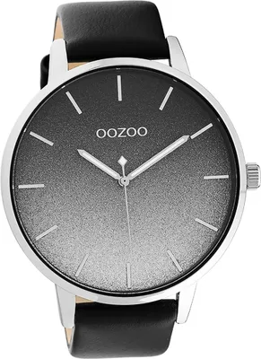 Produktbild von Oozoo Leder Damen Uhr Analog Quarzuhr Armband schwarz Timepieces D2UOC10834
