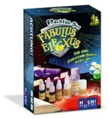 Obrázok produktu pre HUCH!, FABULUS ELEXUS náplňová súprava, Náplňová súprava čarovného elixíru, Nápaditá experimentálna súprava s magickými prísadami, Rozšírenie pre mladých kúzelníkov, Pre 1+ hráčov od 8 rokov
