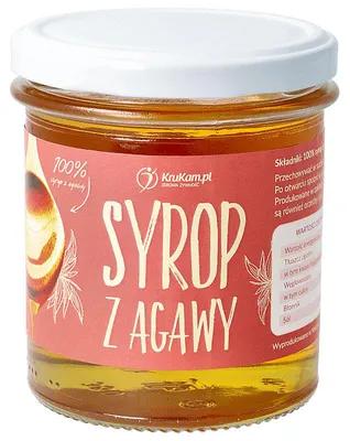 Produktbild von Krukam Agavendicksaft 415g Zuckerersatz Süßstoff