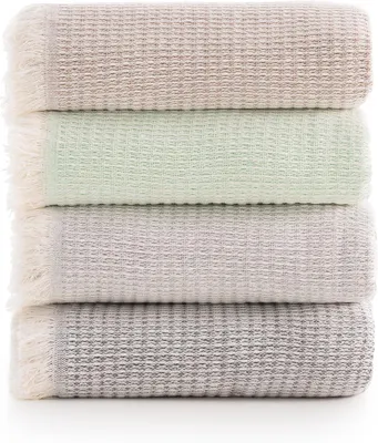 Produktbild von Vielseitige Tagesdecke in hellgrau (125 x 180 cm) für Bett und Sofa