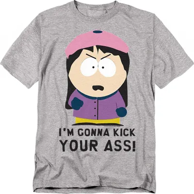 Obrázok produktu pre South Park - "Nakopem ti prdel!" Tričko pre mužov/dámy Uni TV20685 (3XL) (Sporty Heather)