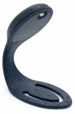 Produktbild von Flexilight Black Dots (schwarz) | 2 in 1 Leselampe & Lesezeichen | LED Leselicht | Geschenk für Leser, Buchliebhaber | Deutsche Ausgabe