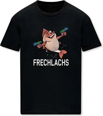 Produktbild von Tierisch T-Shirt Herren Frechlachs schwarz 3XL