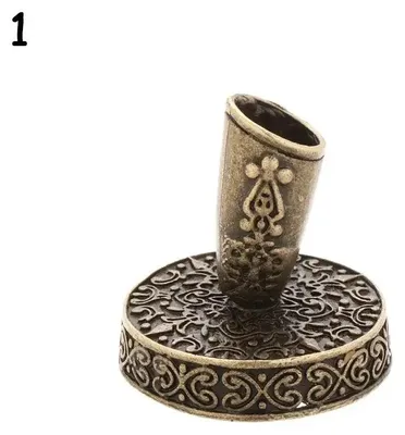 Produktbild von Vintage Kalligraphie Feder Set mit 5 Schreibfedern Tintenfeder Stift Kalligraphie-Set Unterschrift Schreibset - Farbe: Bronze Stifthalter
