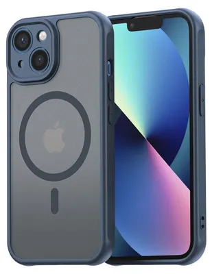 Zdjęcie produktu dla Techsuit – Etui ochronne HaloFrost II MagSafe do iPhone'a 13 – granatowe
