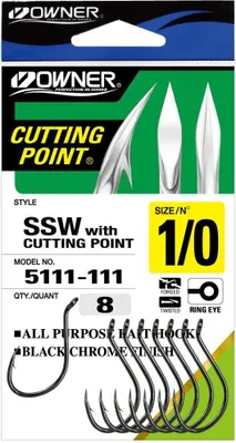 Zdjęcie produktu dla Właściciel Haczyki z oczkiem Cutting Point 5111, 9 szt., 1