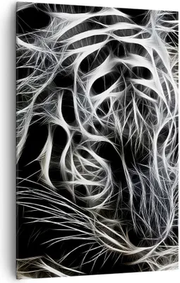Produktbild von Bild auf Leinwand - Leinwandbild - Einteilig - Abstraktion modern - 80x120cm - Wand Bild - Wanddeko - Wandbilder - Leinwanddruck - Wanddekoration - Leinwand bilder - Wandbild - PA80x120-3561