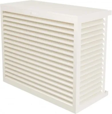 Produktbild von DECOCLIM Aluminium Schutzgehäuse RAL9001 Größe L, Innenmaße: H 950 x W 1100 x D 550-700 mm (Tiefe anpassbar)