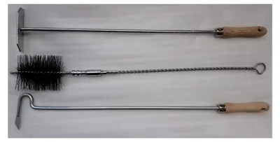 Produktbild von Kamin- und Ofenbesteck Set, Größe/Durchmesser: 80 cm