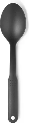 Image de Cuillère de cuisine Ibili-Soft, en nylon, 30,5 cm, noire