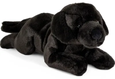 Zdjęcie produktu dla Carl Dick Labrador leżący czarny 40 cm, przytulanka, miękka zabawka, przytulanka 3683