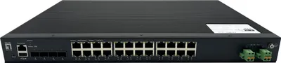 Zdjęcie produktu dla LevelOne IXP-2871, Zarządzany, L2+, Gigabit Ethernet (10/100/1000), Obsługa PoE, Możliwości montowania w stelażu