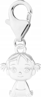 Immagine prodotto di Ciondolo in argento con bambina figlia donna famiglia ARGENTO 925