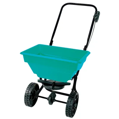 Image de Semoir de jardin sur roues pour graines d'herbe 15l
