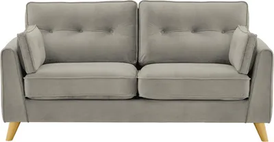 Produktbild von 2,5-Sitzer Sofa Magnus - hellgrau - Velluto 15