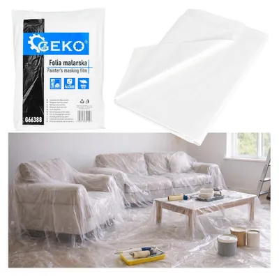 Obrázek produktu pro GEKO Malířská zakrývací folie 4×5 m 35 µm – G66388