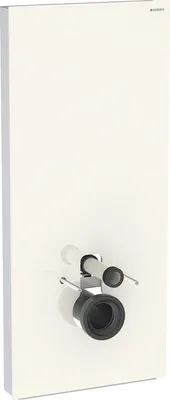Produktbild von Geberit Monolith PLUS Sanitärmodul für Wand-WC, 114cm, Wasseranschluss hinten mittig, mit Anschlussstutzen, 131.231.JL.7