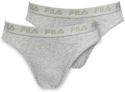 Produktbild von Fila Herren Slips 2-stück FU5003/2 MAN Brief 400 M, 400 Grey, M, FU5003/2