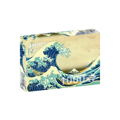 Image de Puzzle 1000 pièces Enjoy – Katsushika Hokusai : La Grande Vague de Kanagawa