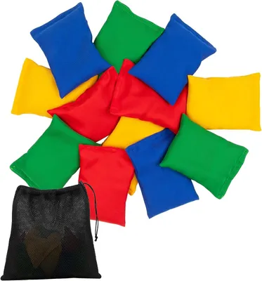 Productafbeelding van Werpspellen bonenzakjes (12 cm) - Set van 12