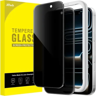 Image de Film de protection d'écran pour iPhone 17 Pro, 6,3 pouces, anti-regard, lot de 2