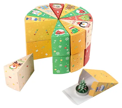 Image de Solidchoice - Calendrier de l'Avent "Dozen" - Boîtes cadeaux de Noël pour chocolats et autres présents