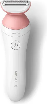 Obrázok produktu pre Philips 6000 series BRL146/00, Planžetový holiaci strojček, 1 hlava/hlavy, Šedá, Ružová, Biela, Ergonomický, Batérie, Zabudovaná batéria