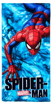 Produktbild von Spider-Man Badetuch 70x140 cm, Marvel Strandtuch Handtuch Kinder Jungen