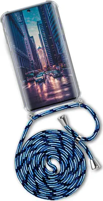 Produktbild von TWIST-Case + TWIST-Cord für Samsung Galaxy S20 Ultra, Farbe:City Dip (Silber)