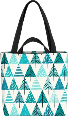 Produktbild von VOID Winterwald Weihnachten Schnee Tasche 33x33x14cm,15l Einkaufs-Beutel Shopper Einkaufs-Tasche Bag