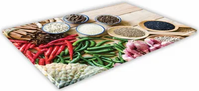 Zdjęcie produktu dla SZKLANA DESKA KUCHENNA 30x20 285a Chilli