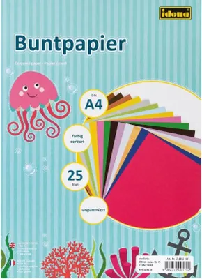 Produktbild von Happy Kidz Idena Buntpapier A4 21403136038