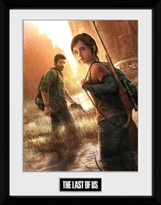 Produktbild von The Last of Us Part II Kunstdruck mit Rahmen: Key Art (30 x 40 cm)