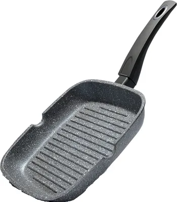 Obrázek produktu pro Grilovací pánev Fissman-Grey Stone, 24x4cm, šedá, hliník